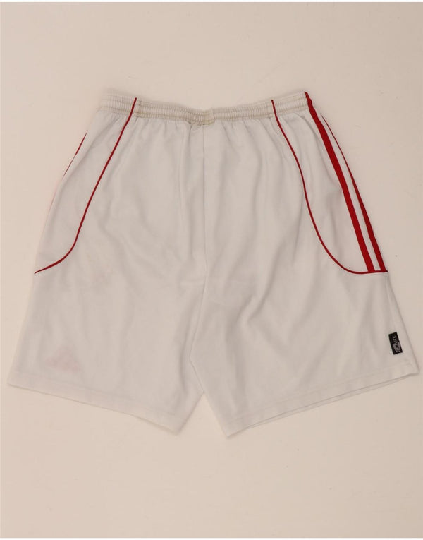 Adidas Mens Climalite Sport Shorts Large White Polyester