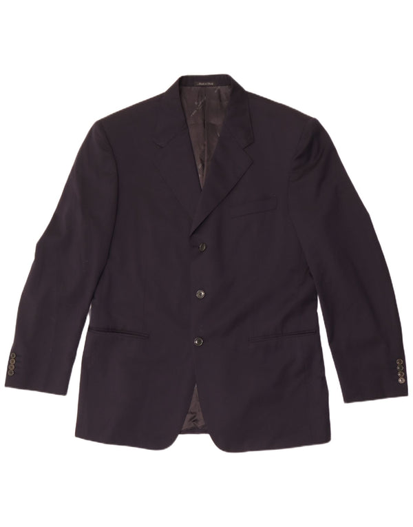 Cerruti 1881 Veste Blazer 3 Boutons Homme IT 52 XL Bleu Marine Laine