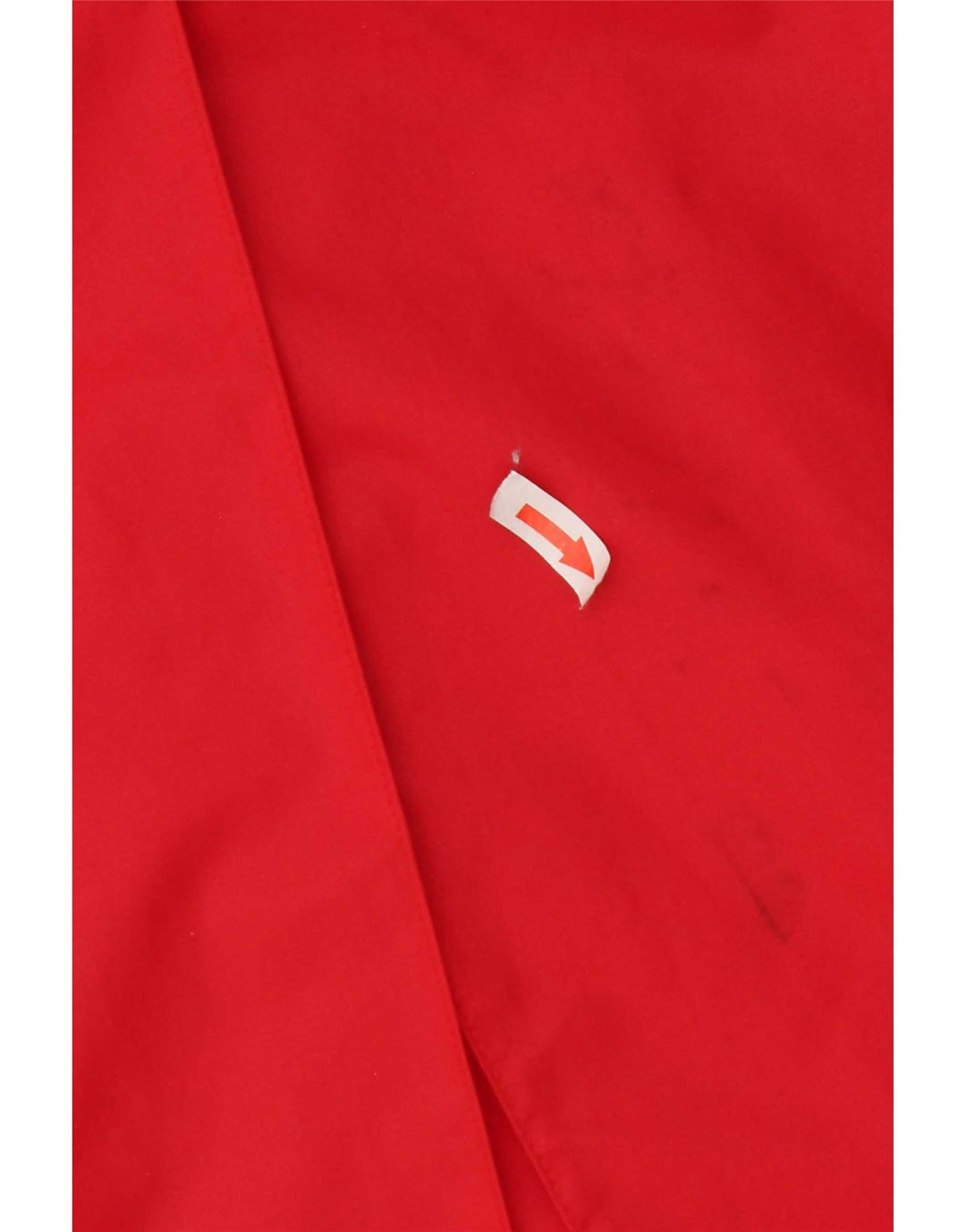 Fiorucci Trench-coat à capuche pour femme UK 14 Nylon rouge moyen