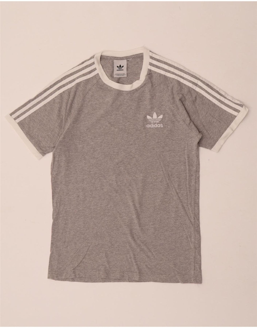 Adidas T-Shirt Homme Petit Gris Moucheté