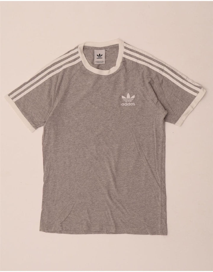 Adidas T-Shirt Homme Petit Gris Moucheté