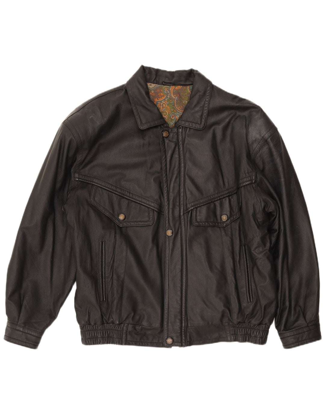 CANDA Veste en cuir pour homme UK 44 2XL Cuir noir