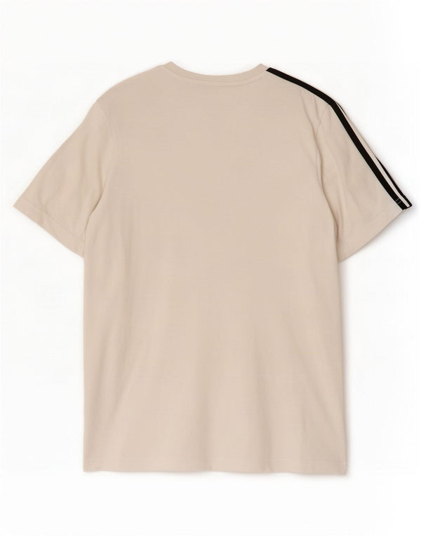 Adidas T-Shirt Homme Blanc Moyen Coton