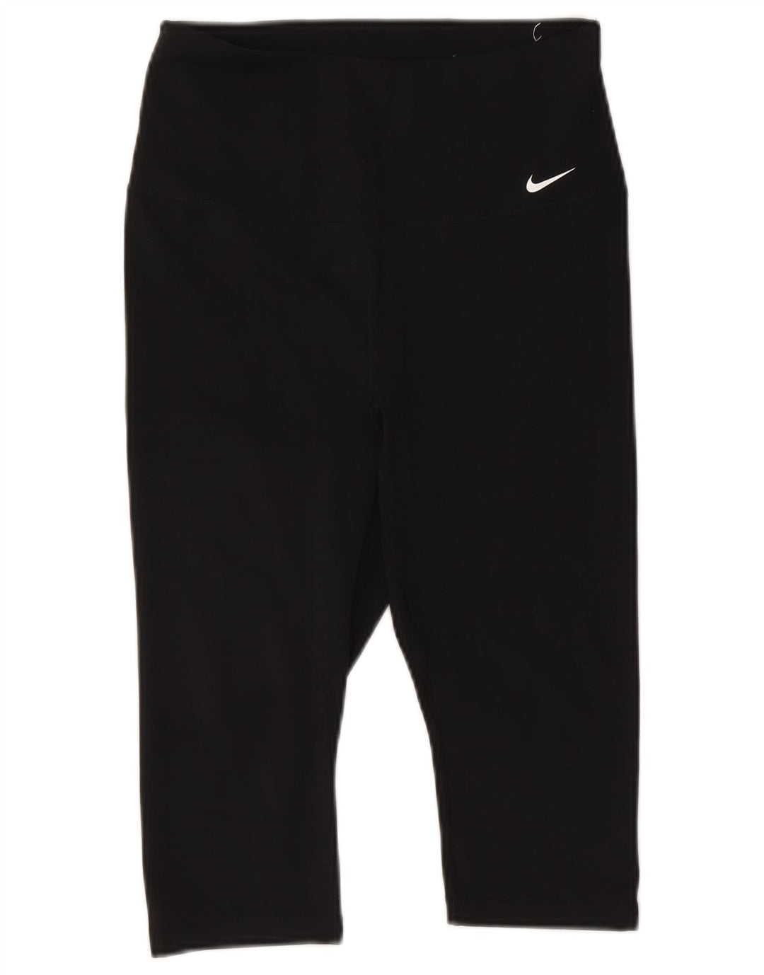 Nike Legging Capri Dri Fit Femme UK 12 Noir Moyen Polyester