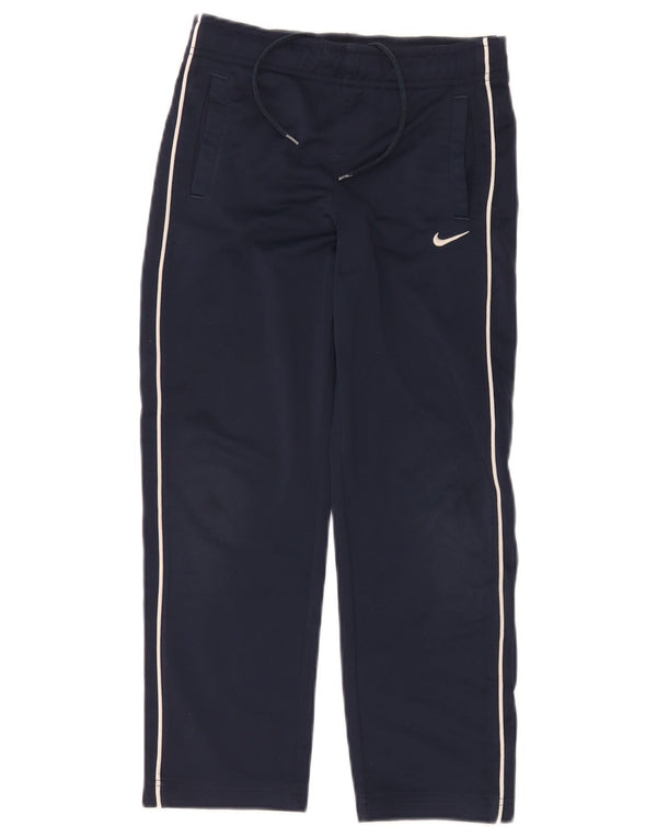 Nike Pantalon de survêtement fille 13-14 ans XL Bleu marine Polyester