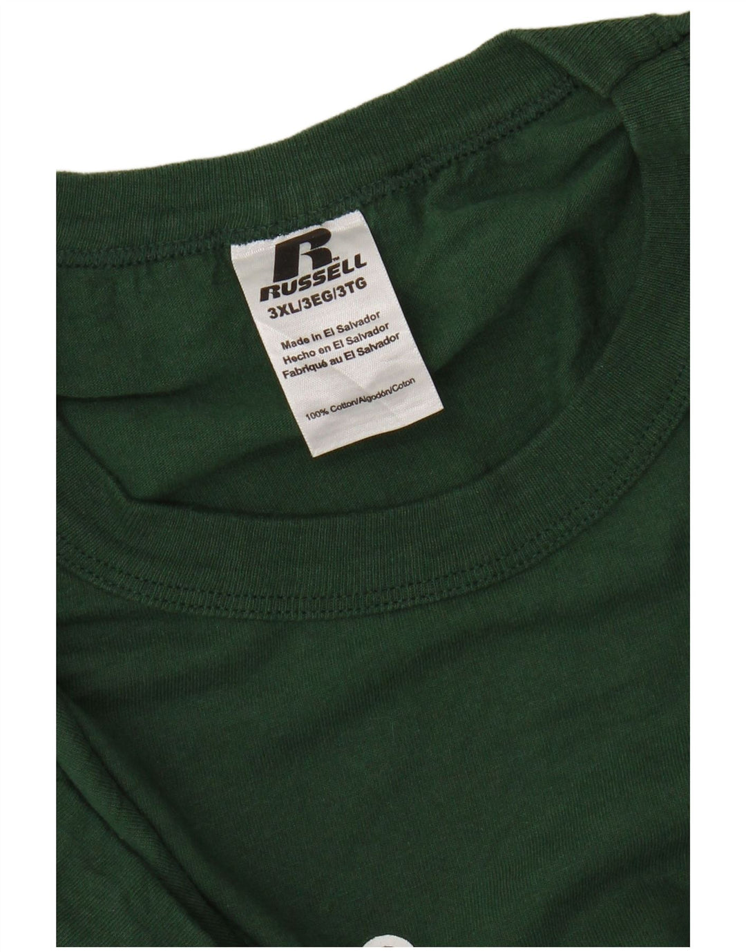 RUSSELL ATHLETIC T-Shirt Graphique Homme Haut 3XL Vert