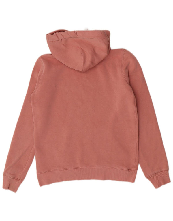 Jack Wills Pull à capuche pour femme UK 10 Petit coton rose