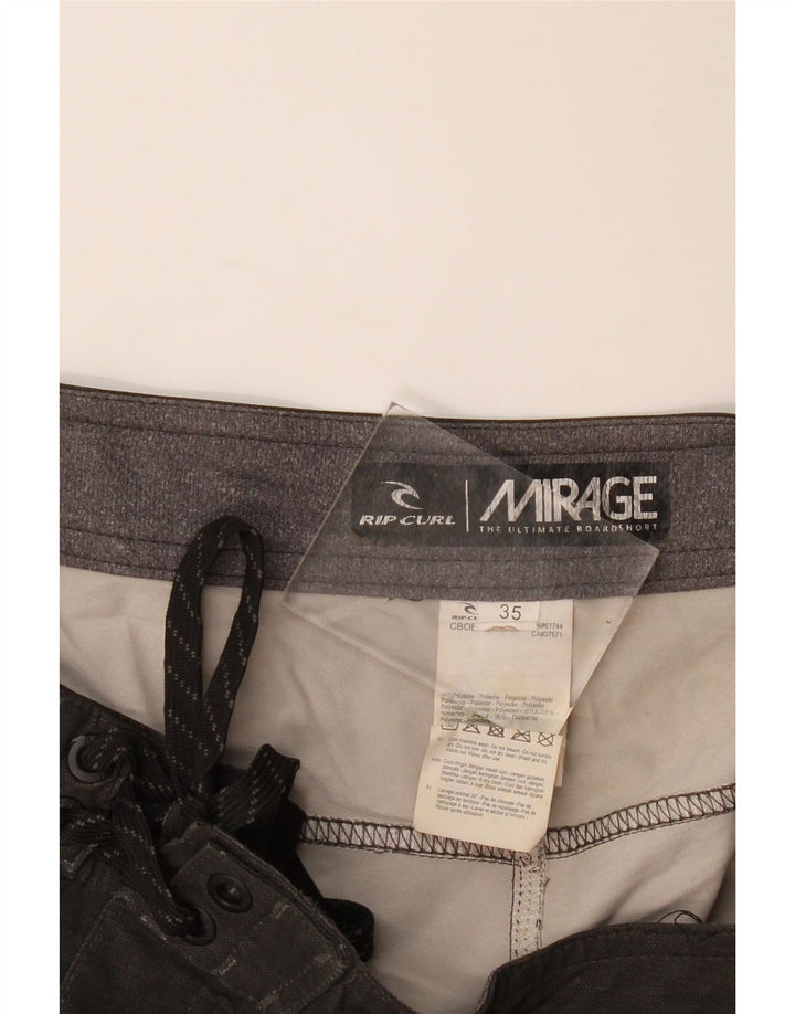 RIP CURL Short de Bain Homme Large Gris Colorblock Polyester