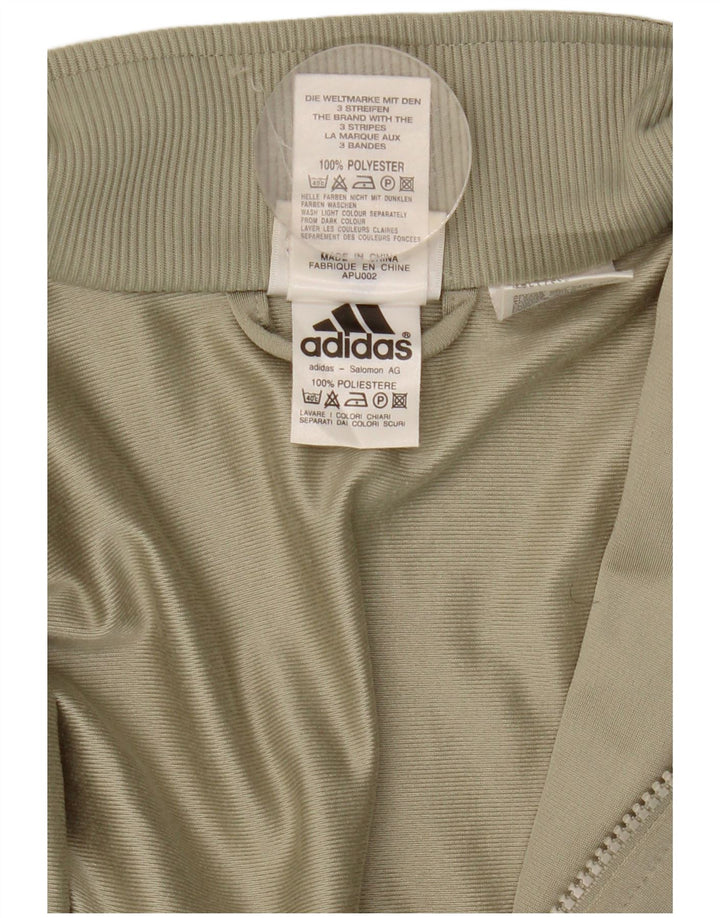 Adidas Veste de survêtement pour homme UK 38/40 Kaki moyen Polyester