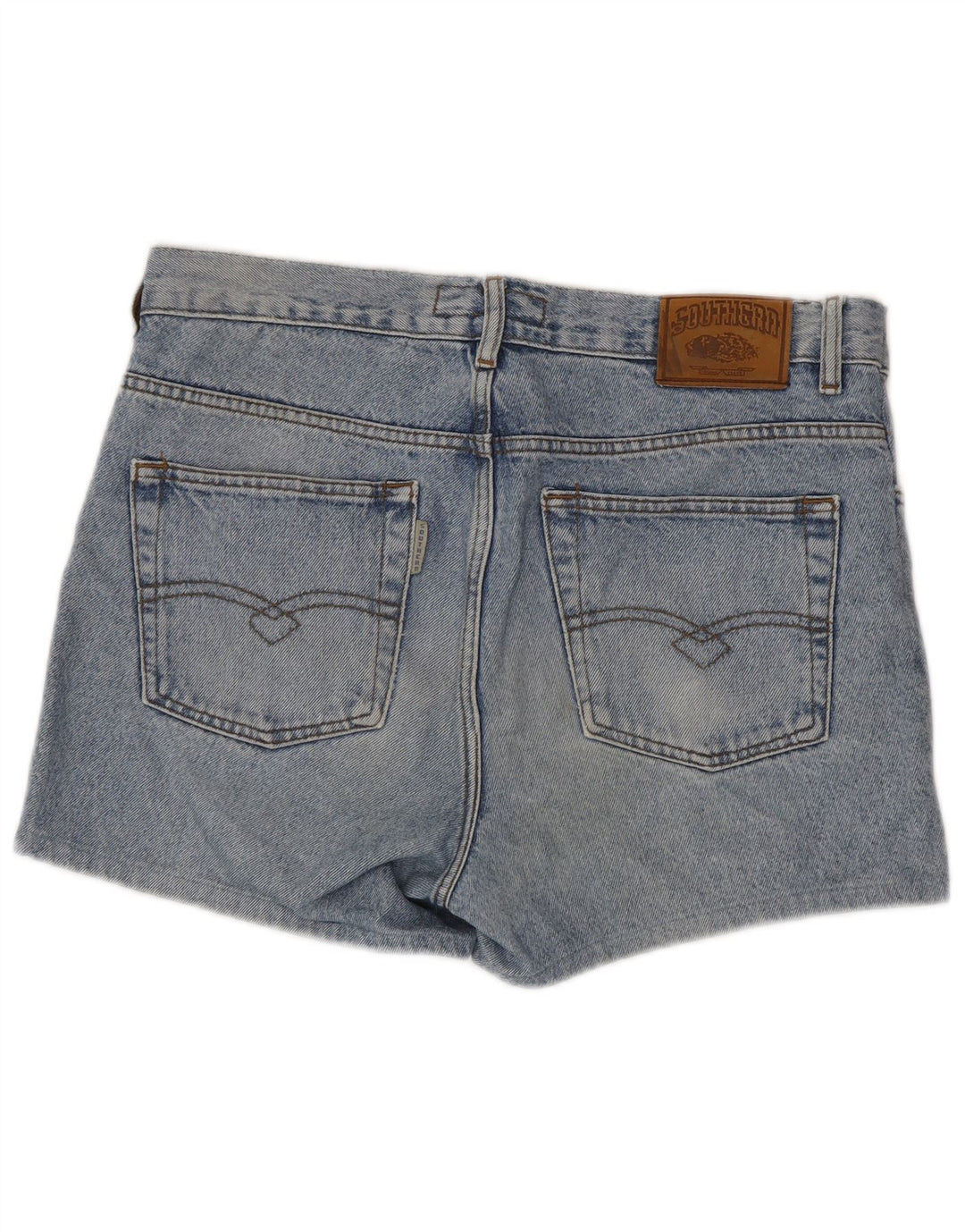 Southern Mens Denim Shorts W36 Grand Bleu Coton