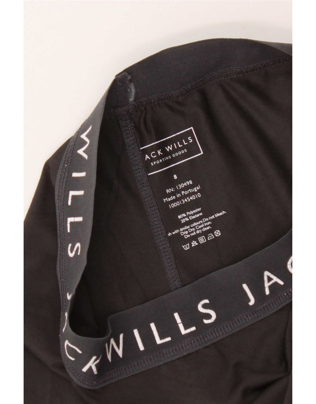 Jack Wills Leggings graphiques pour femmes UK 8 Small Noir Polyester