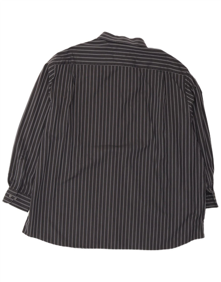 Walbusch Chemise Homme 3XL Coton Rayé Noir