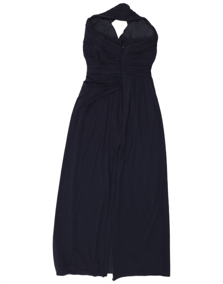 Coast Robe Maxi Halter pour Femme UK 12 Bleu Marine Moyen