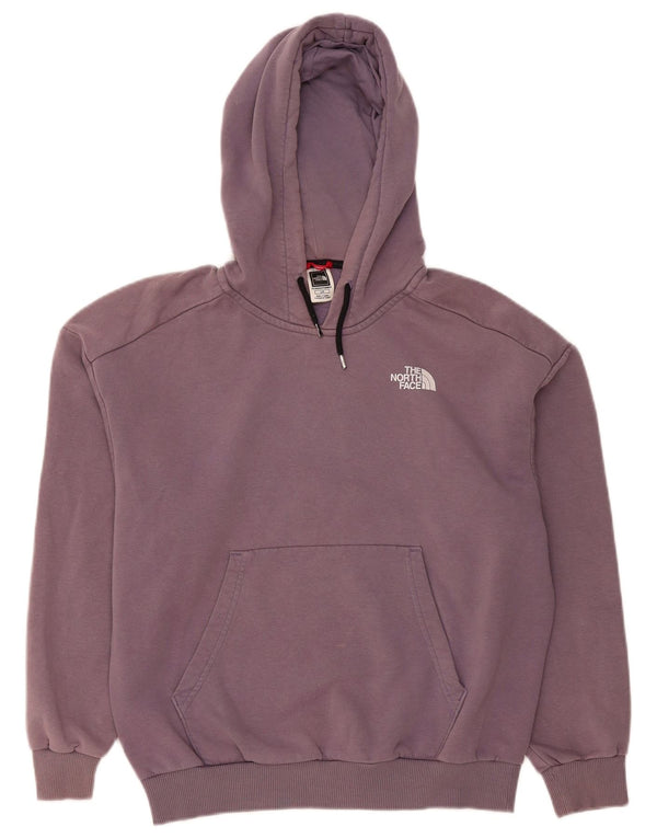 The North Face Pull à capuche graphique pour femme UK 16 Grand coton violet