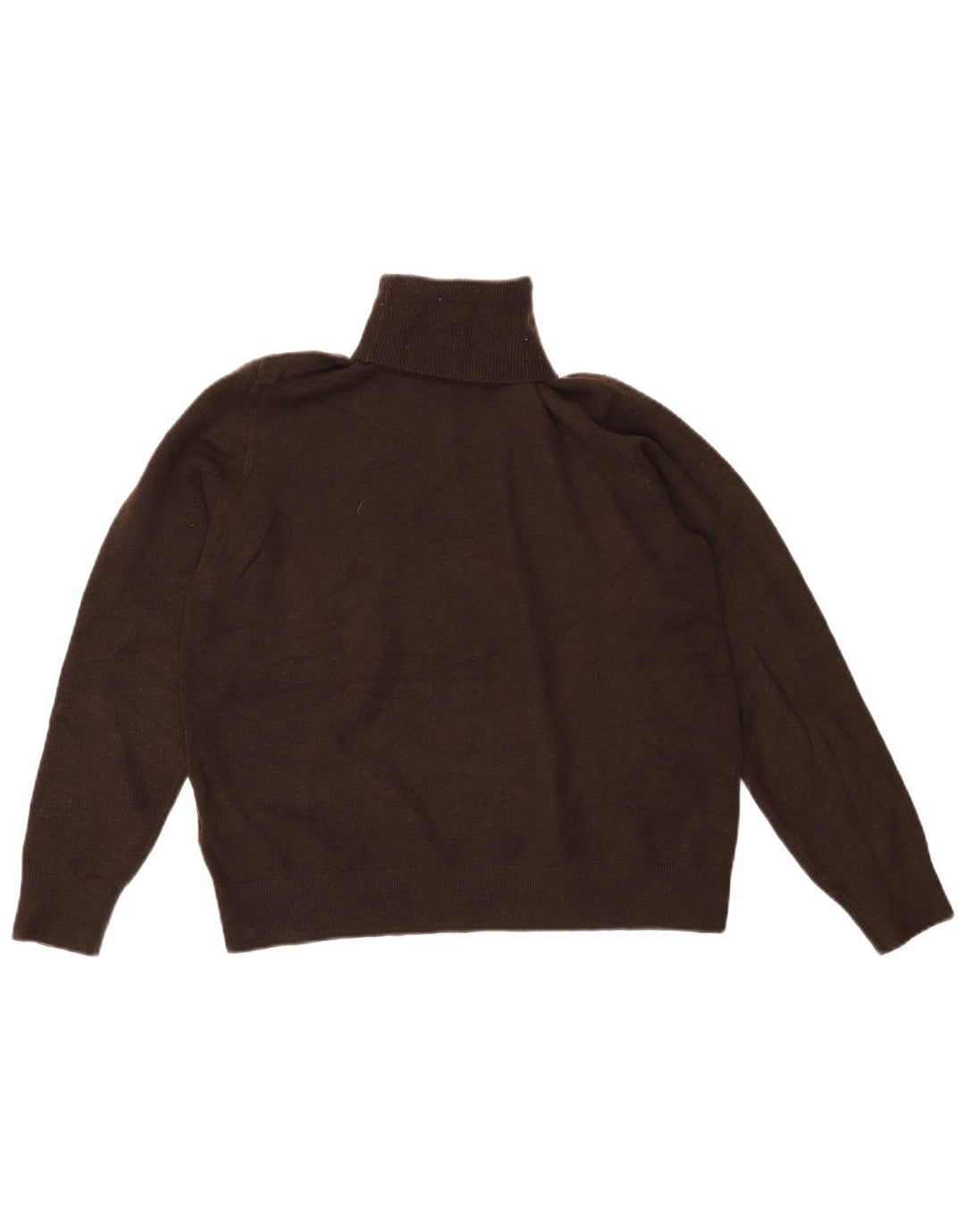 Marks & Spencer Pull col roulé pour femme UK 14 Marron moyen