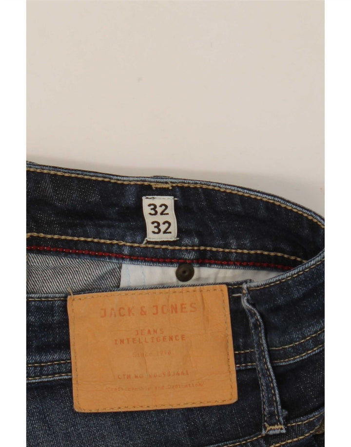 Jack & Jones Jean Droit Clark Regular Fit W32 L32 Homme Bleu