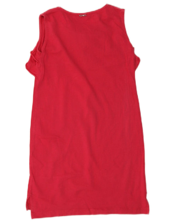 Liu Jo T-Shirt sans Manches Fille 5-6 Ans Coton Rouge