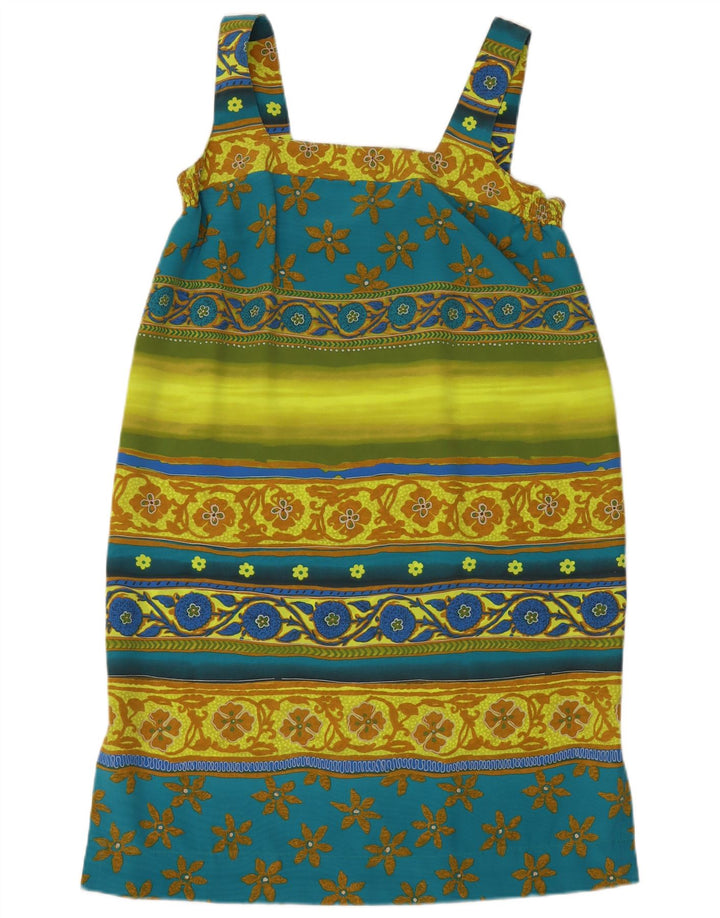 vintage Womens Sundress UK 14 Moyen Multicolore Floral
