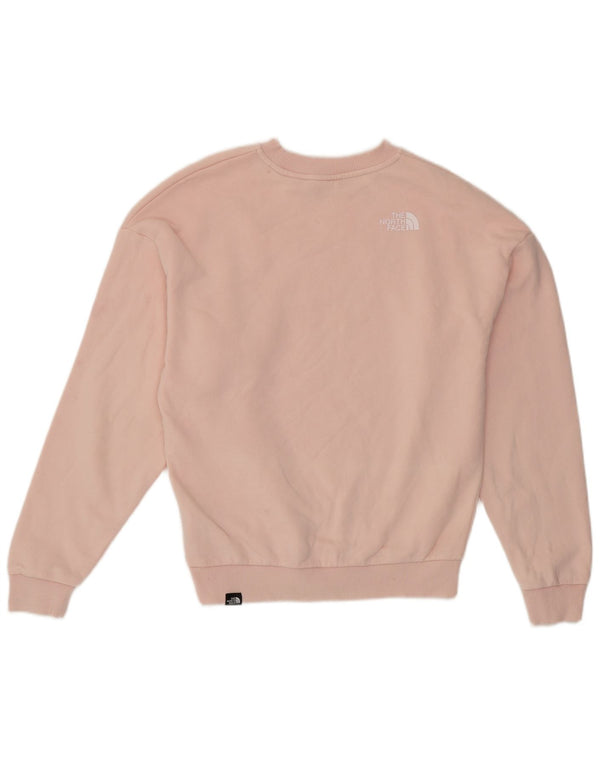 The North Face Sweat-shirt surdimensionné graphique pour femme UK 10 Petit Rose