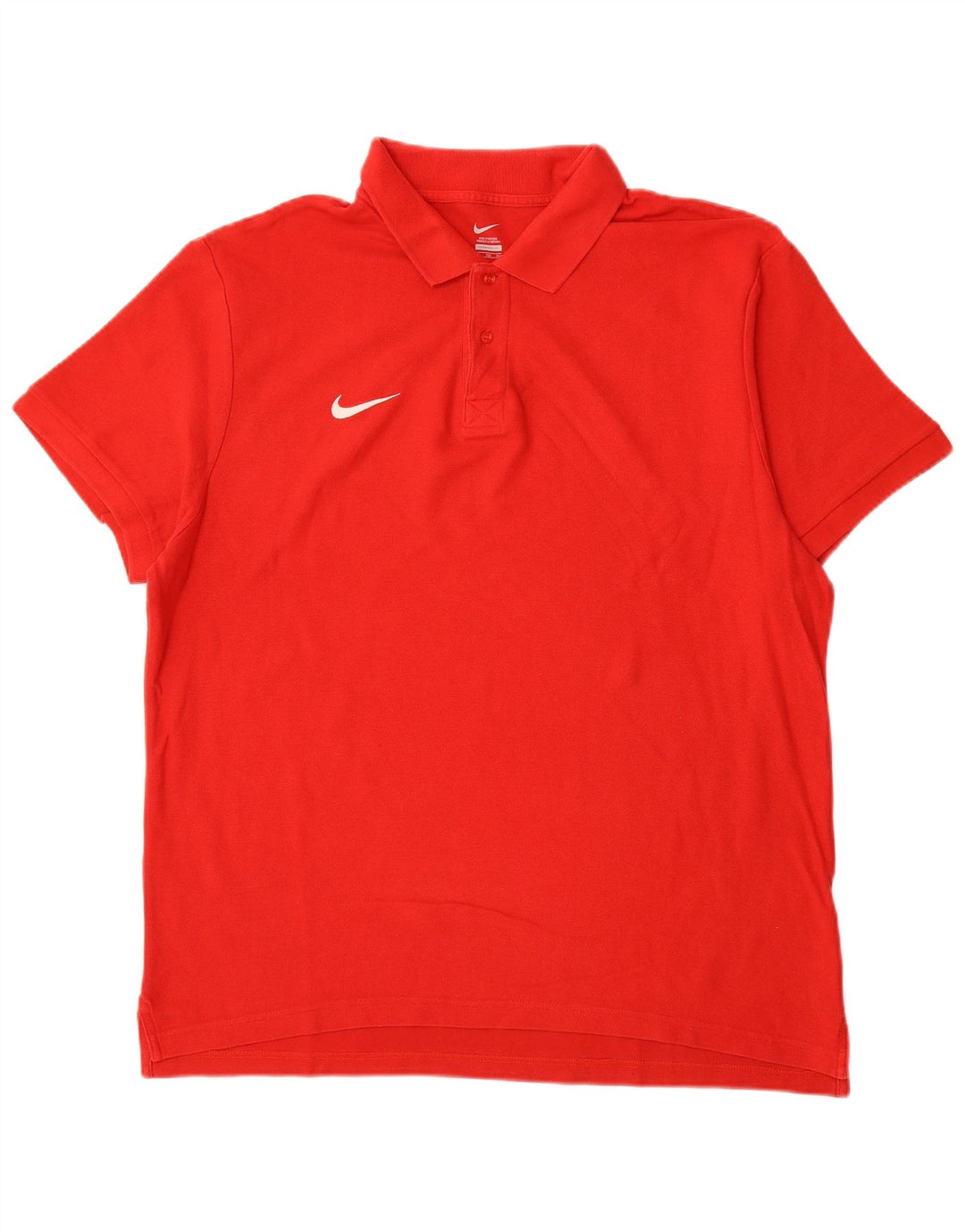 NIKE Mens Polo Shirt 2XL Red