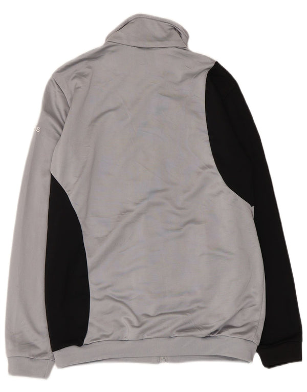 ADIDAS Veste de survêtement pour garçon 13-14 ans Gris Colorblock Polyester