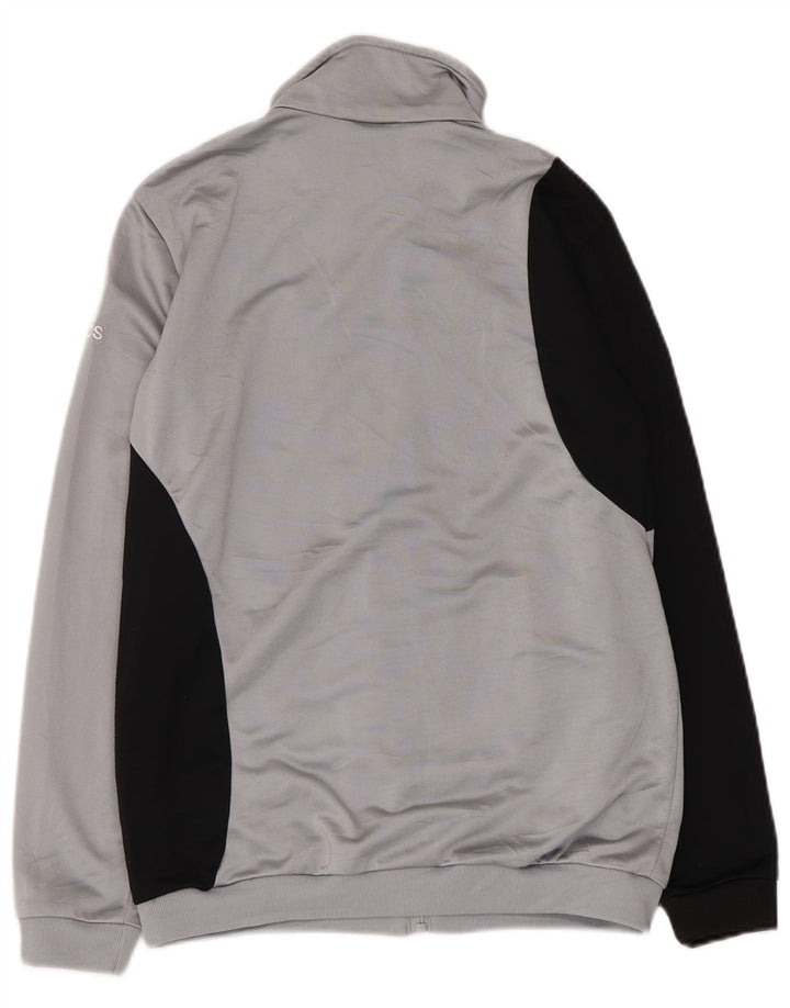 ADIDAS Veste de survêtement pour garçon 13-14 ans Gris Colorblock Polyester