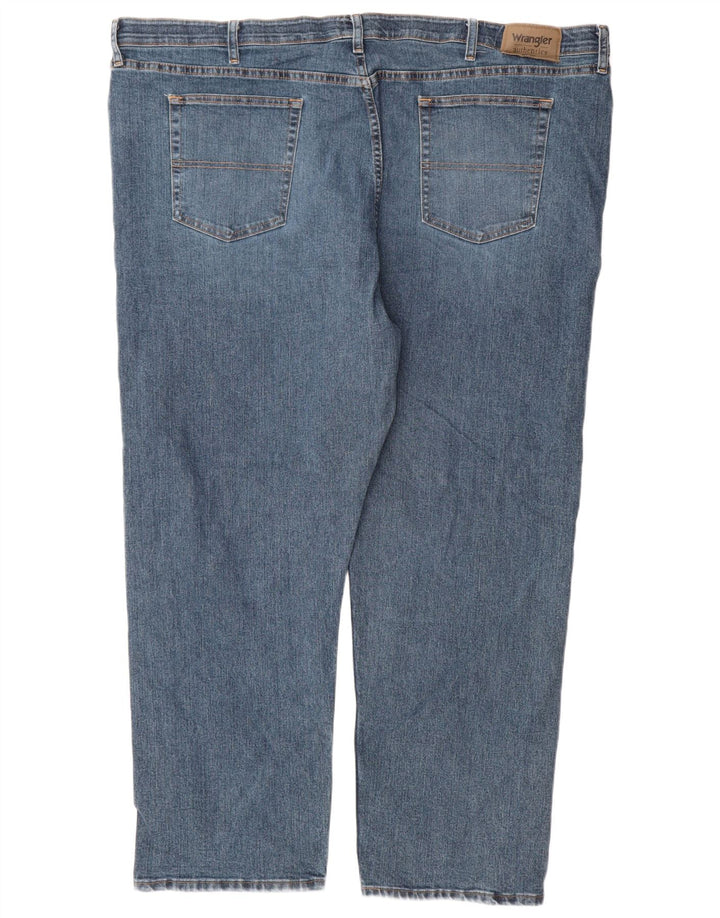 Wrangler Jean droit homme W48 L30 bleu coton
