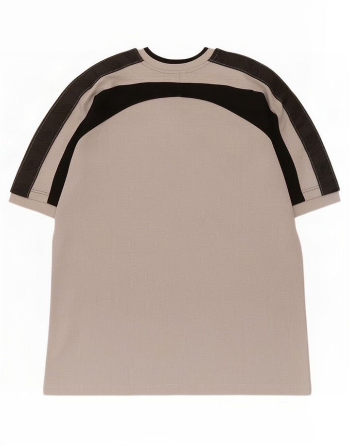 Asics T-Shirt Homme Haut Large Gris Colorblock Coton
