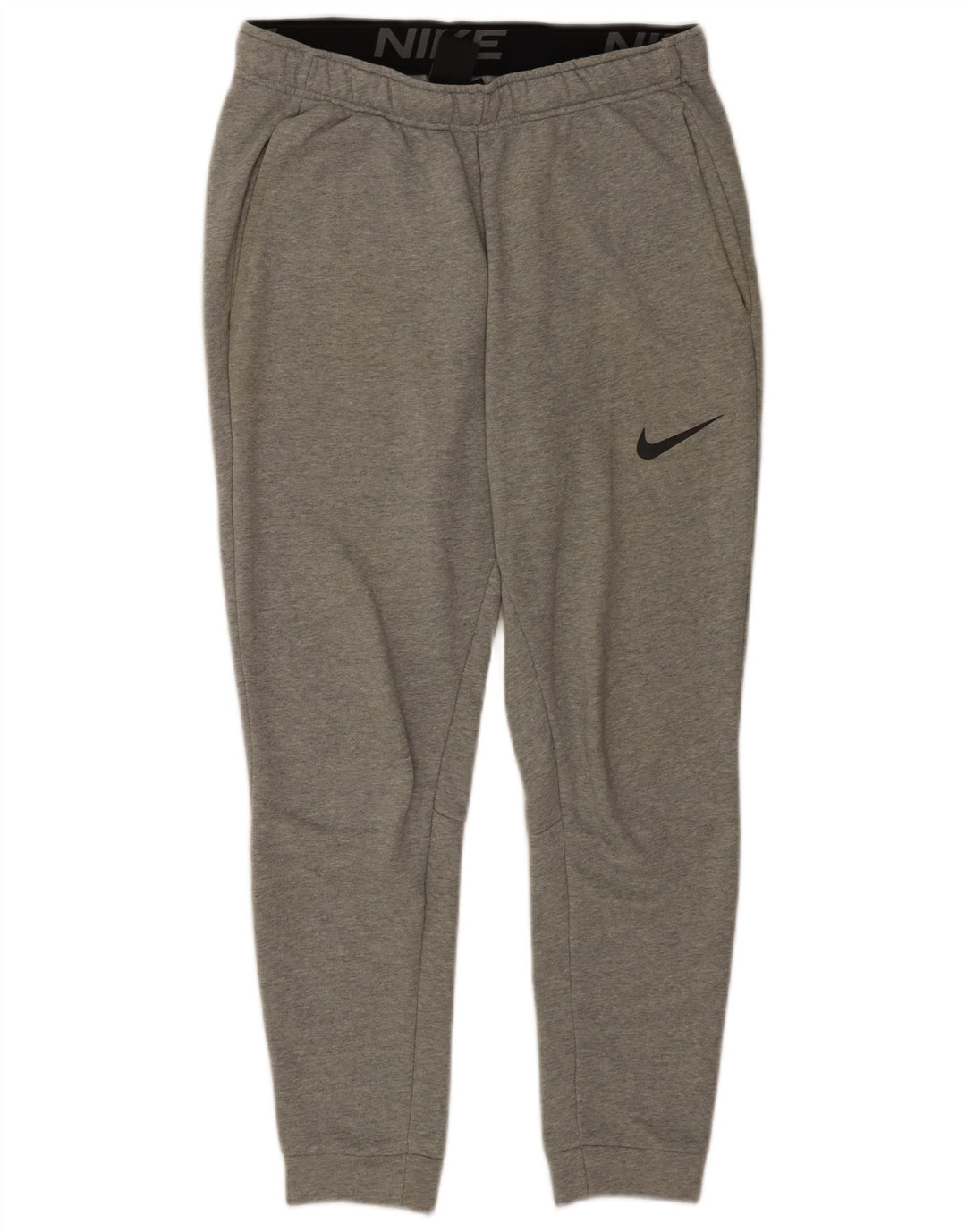 Pantalon de survêtement Nike Dri Fit Standard pour homme, gris moyen, en coton