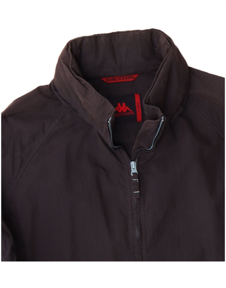 Kappa Veste Bomber Homme UK 44 2XL Bleu Marine Coton