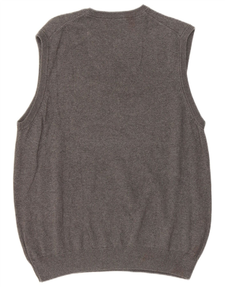 Marks & Spencer Débardeur Regular Fit Homme Coton Gris Moyen