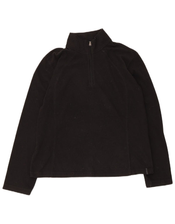 Columbia Pull polaire à col zippé pour femme UK 16 Large Noir