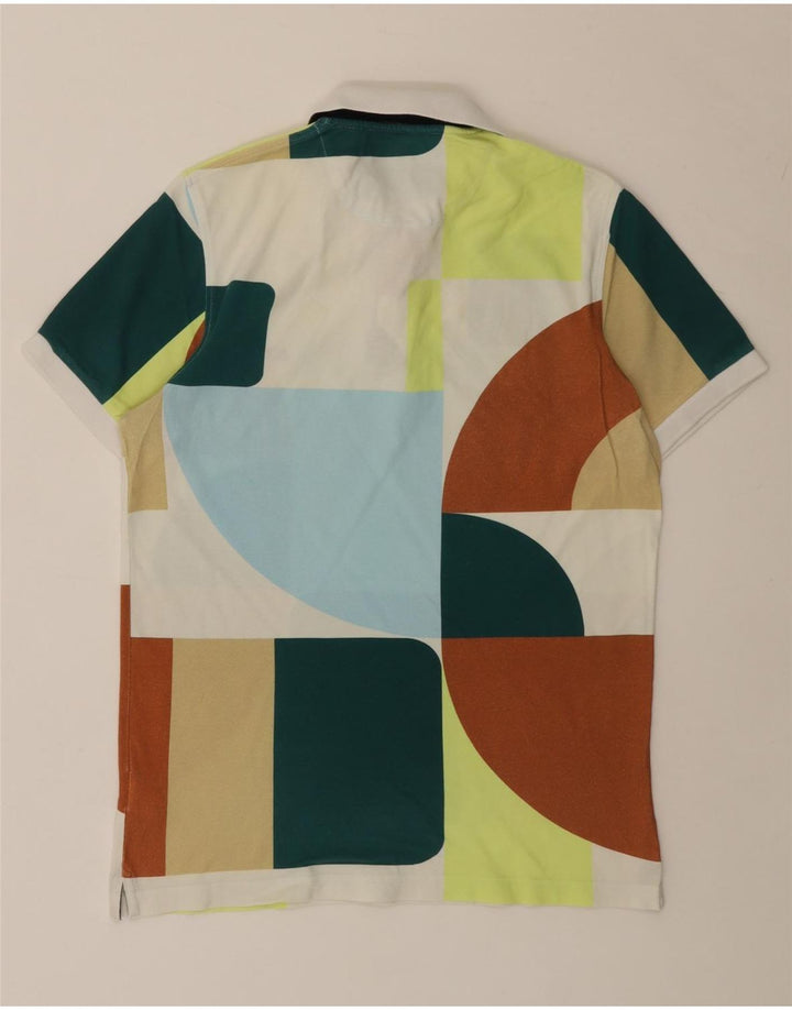 SUN68 Polo Homme Petit Coton Colorblock Multicolore