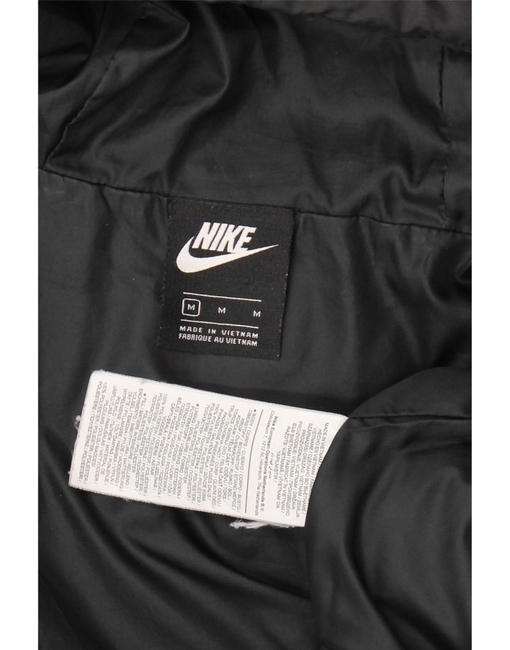 Veste rembourrée à capuche Nike garçon graphique 10-11 ans noir moyen polyester