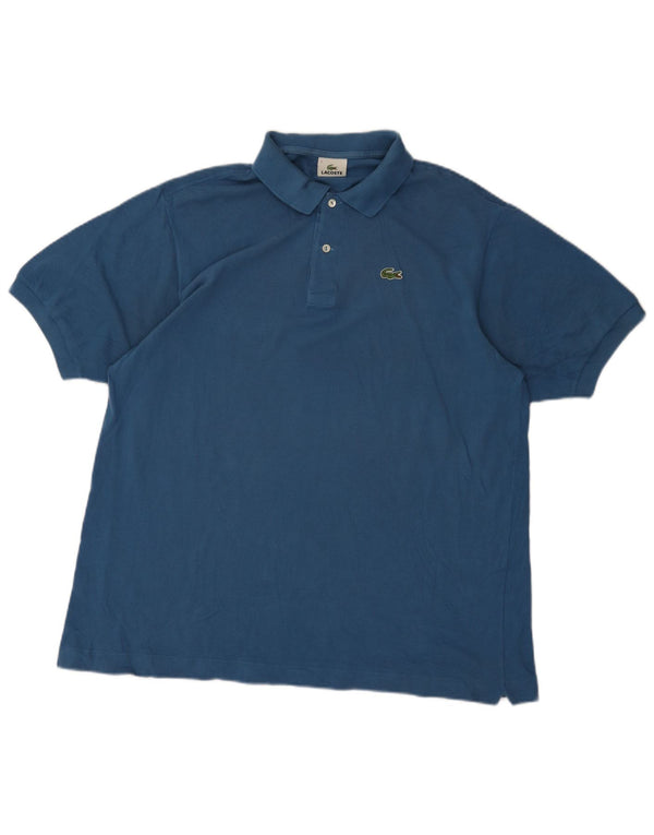 Lacoste Polo Homme Taille 7 2XL Bleu Coton