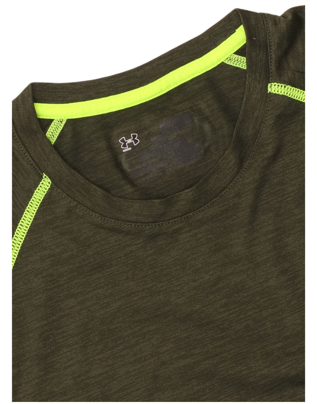 UNDER ARMOUR T-Shirt Homme Haut Large Kaki Moucheté