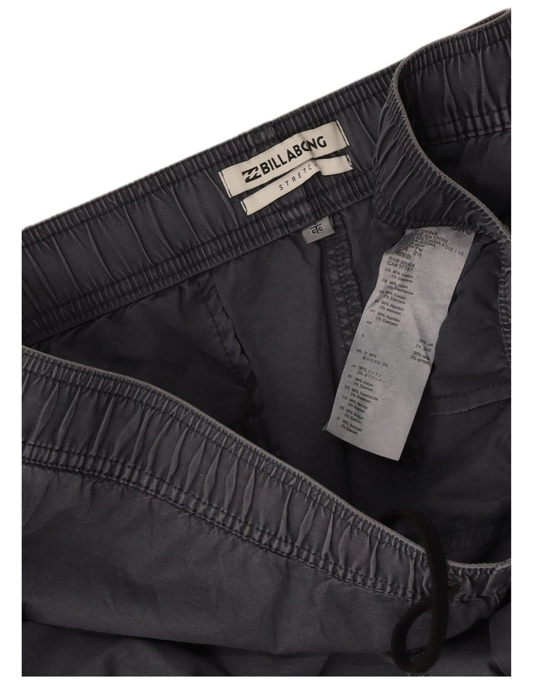 BILLABONG Short décontracté pour homme Large W34 en coton bleu marine