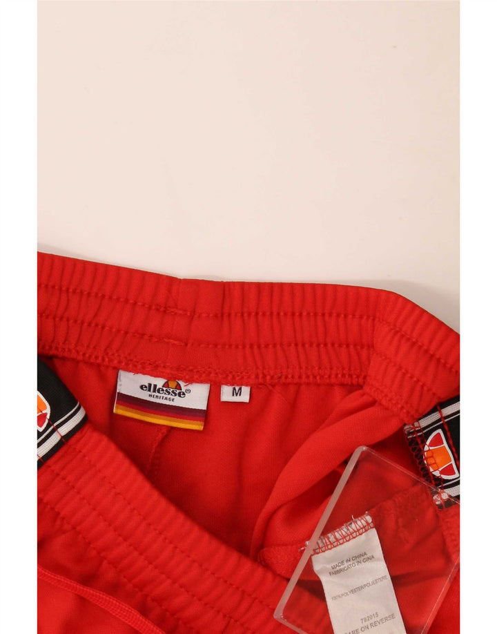 Ellesse Pantalon De Survêtement Graphique Homme Rouge Moyen Polyester Colorblock
