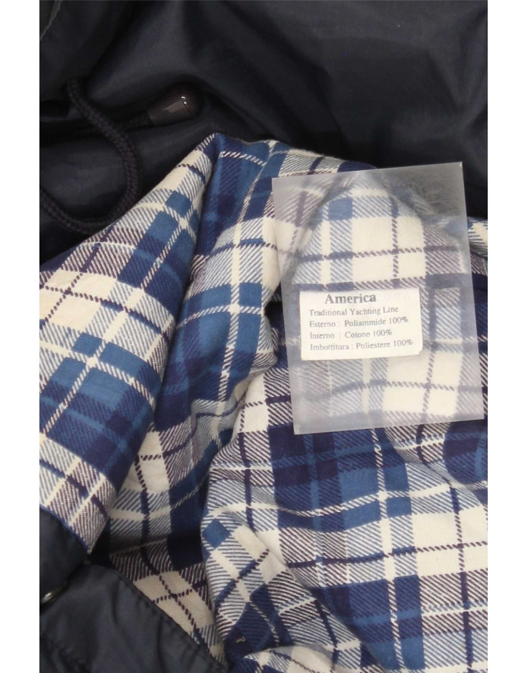 America Veste coupe-vent pour homme UK 42 XL Bleu marine Polyester