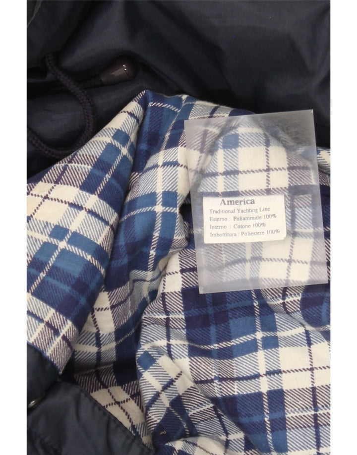 America Veste coupe-vent pour homme UK 42 XL Bleu marine Polyester