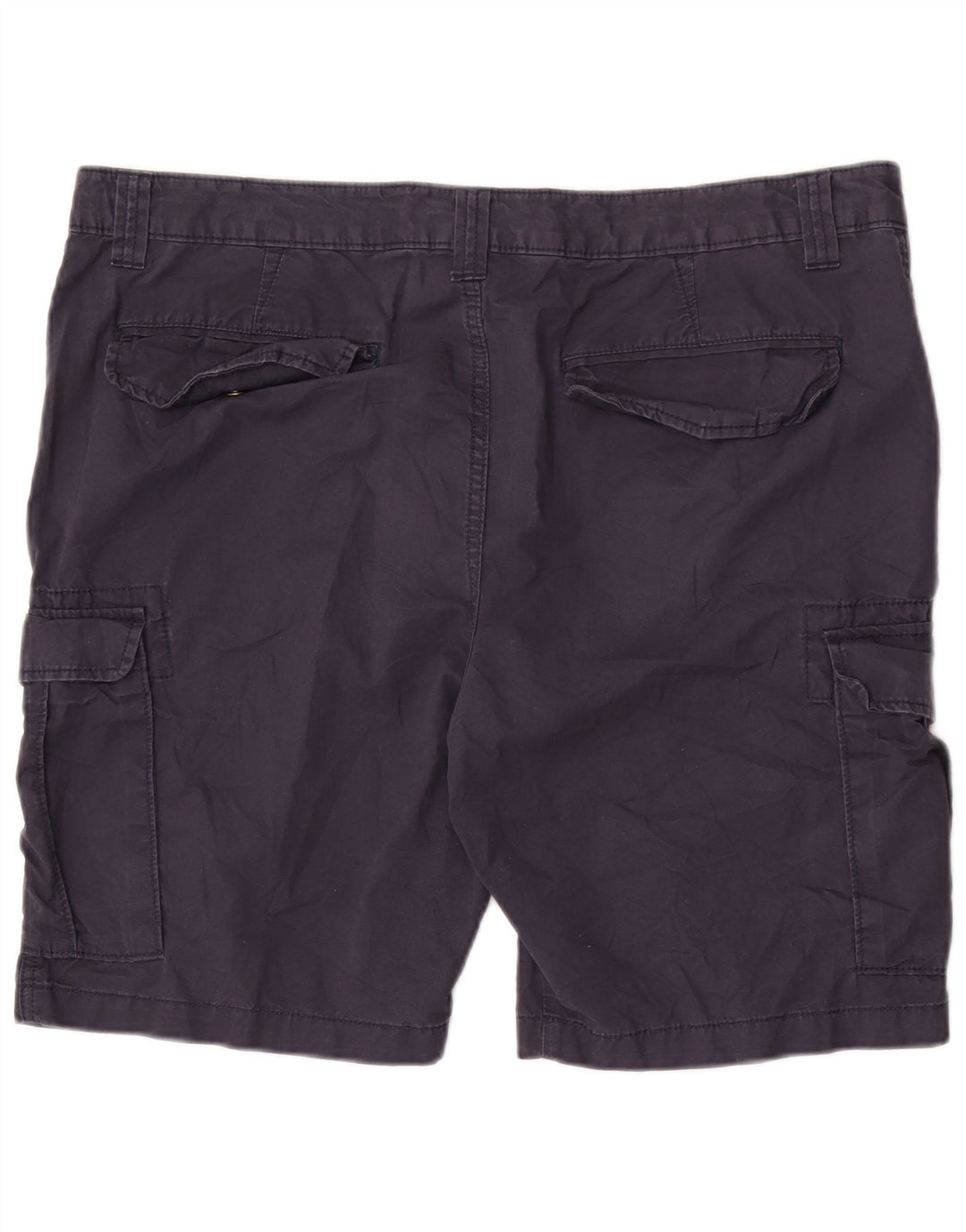 Marks & Spencer Short Cargo Homme W40 XL Bleu Marine Coton