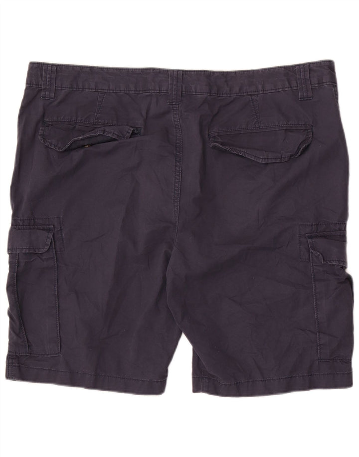 Marks & Spencer Short Cargo Homme W40 XL Bleu Marine Coton