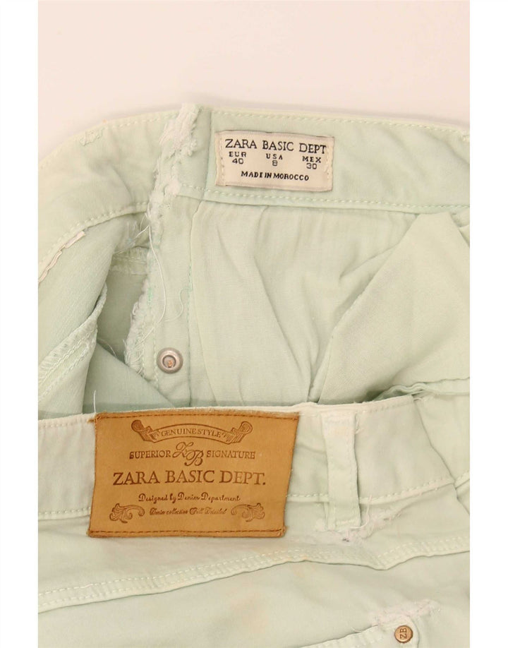 Zara Jean skinny pour femme EU 40 Medium W30 L28 Vert