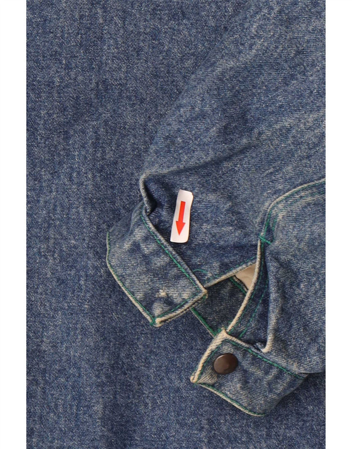 Vitamina Manteau en jean pour homme UK 40 Large Bleu Coton