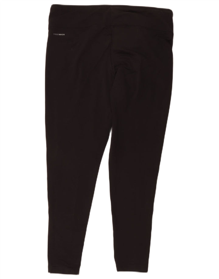 Reebok Leggings Femme UK 20/22 XL Noir Polyester