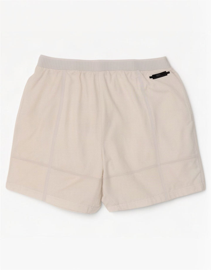Adidas Short de sport pour homme XL en polyester à carreaux blancs