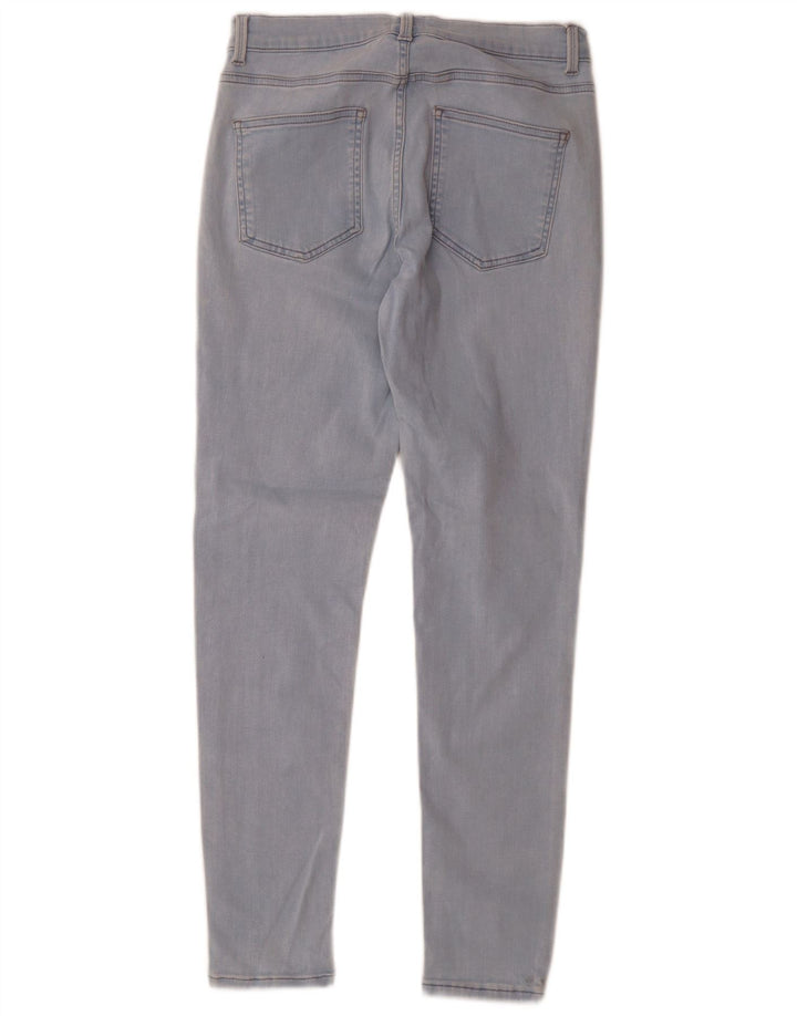 French Connection Jean slim pour femme UK 12 Medium W28 L28 Bleu Coton