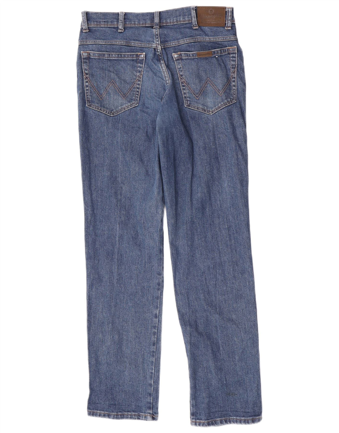 Wrangler Jean droit coupe régulière pour homme W34 L34 bleu coton