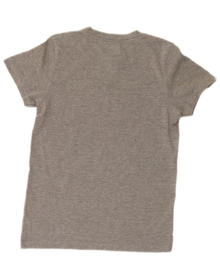 Puma T-shirt graphique pour femme UK 12 Gris moyen moucheté