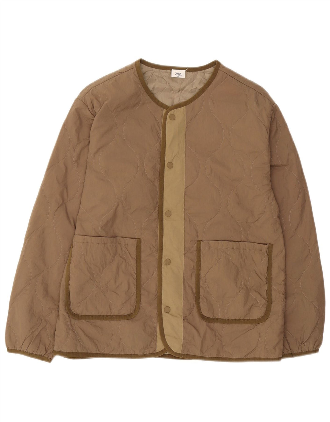 Veste matelassée Zara Garçon Liner 13-14 ans Marron Polyester